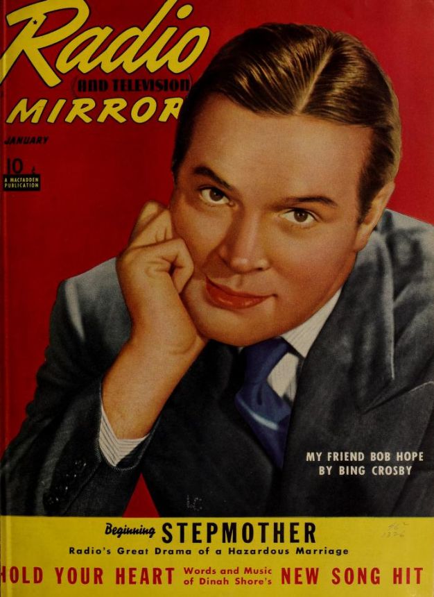 RADIO MIRROR magazine side cover  January 1941