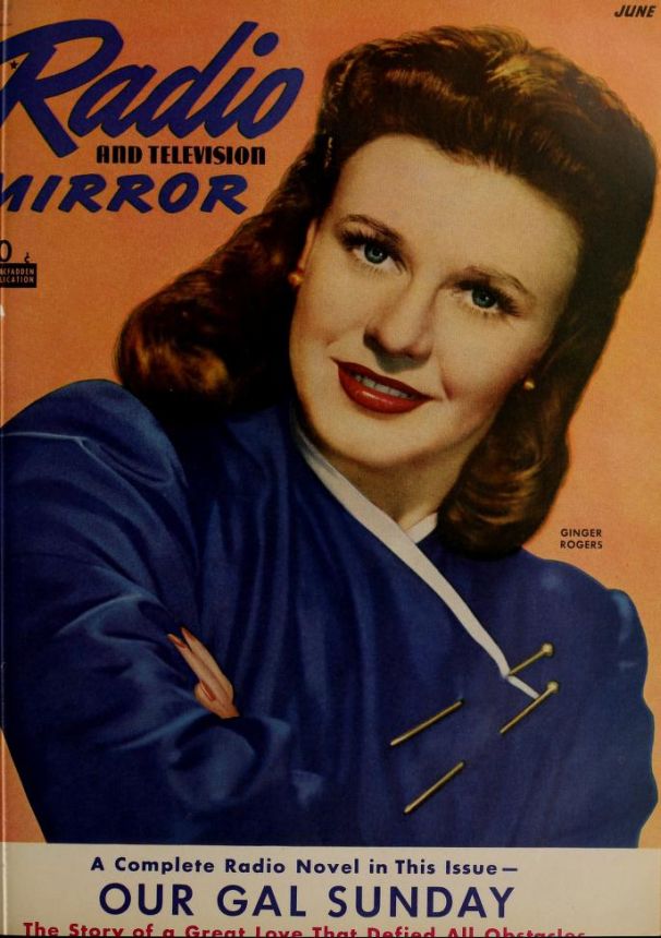 RADIO MIRROR magazine side cover  June 1941