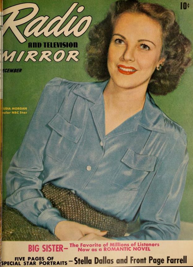 RADIO MIRROR magazine side cover  December 1941