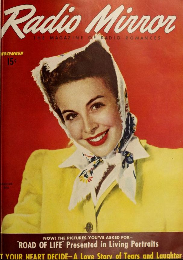 RADIO MIRROR magazine side cover  November 1942