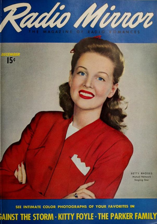 RADIO MIRROR magazine side cover  December 1942