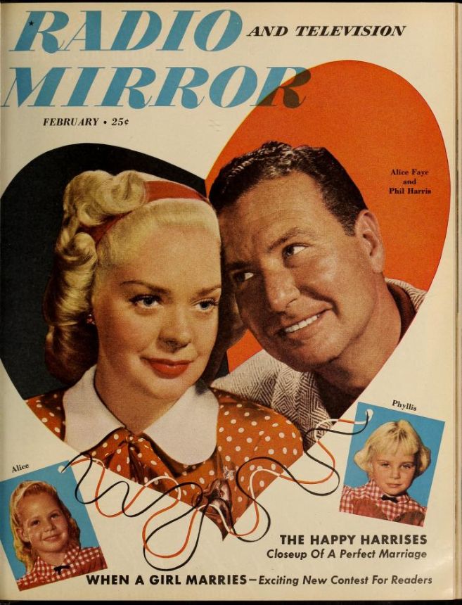 RADIO MIRROR magazine side cover  February 1949