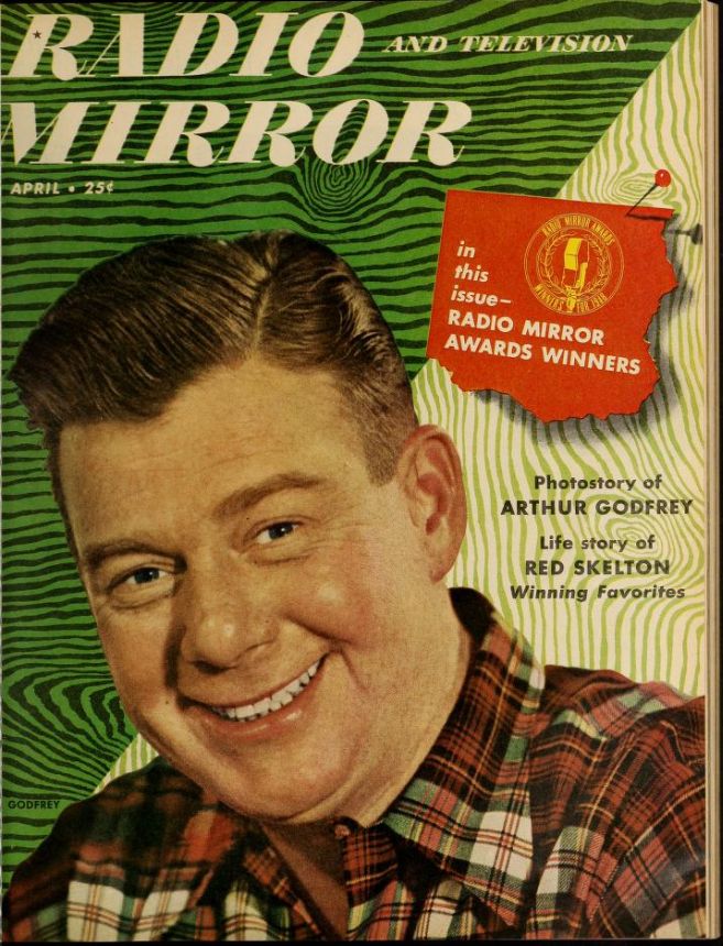 RADIO MIRROR magazine side cover  April 1949