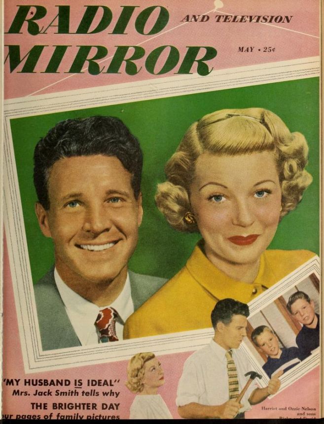 RADIO MIRROR magazine side cover  May 1949
