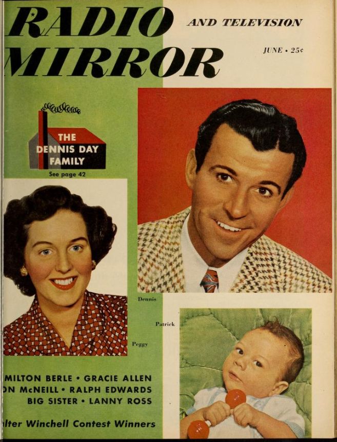 RADIO MIRROR magazine side cover  June 1949