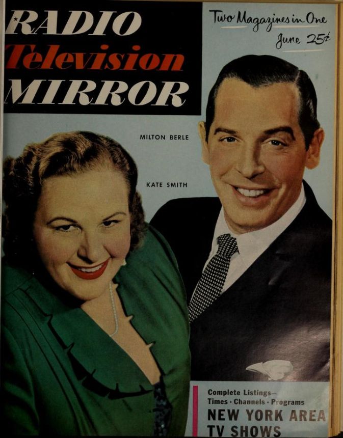 RADIO MIRROR magazine side cover  June 1951