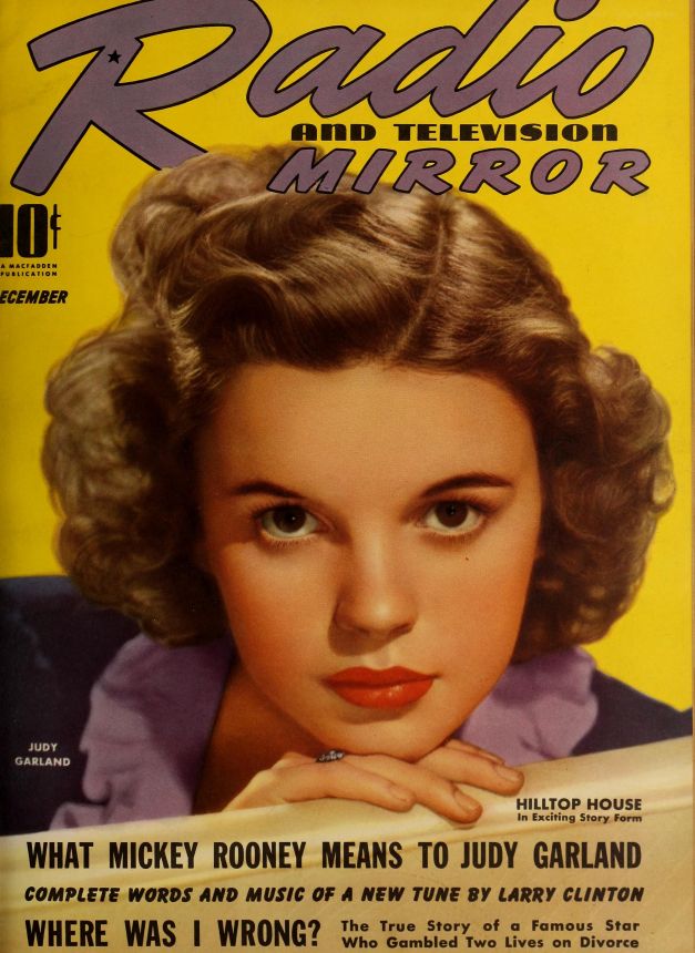 RADIO MIRROR magazine side cover  December 1939