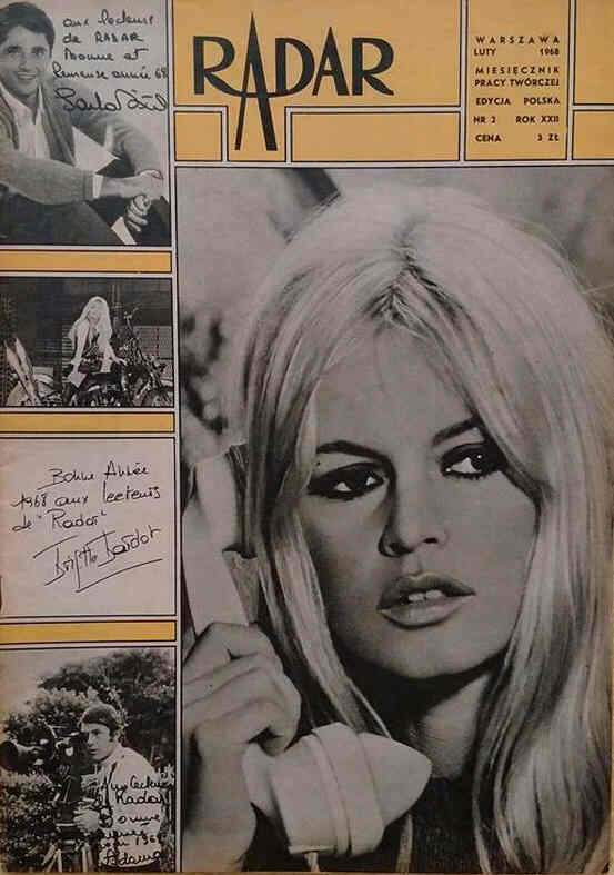 RADAR (Po) magazine side cover  February 1968