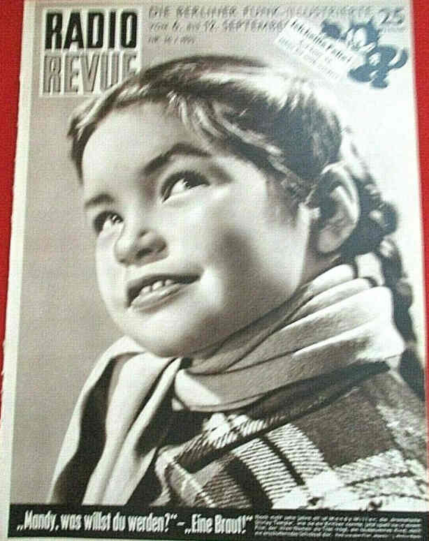 RADIO REVUE magazine side cover Issue 36 6 September 1953