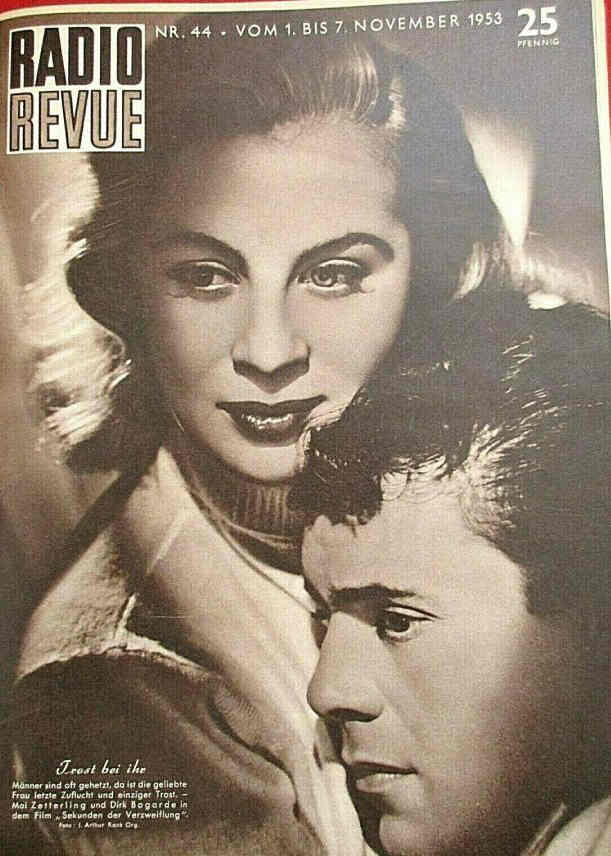 RADIO REVUE magazine side cover Issue 44 1 November 1953