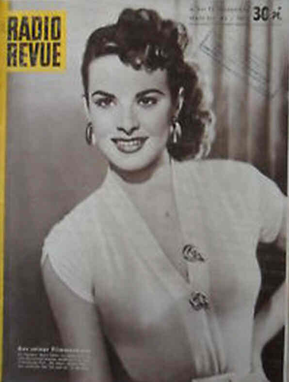 RADIO REVUE magazine side cover Issue 45 6 November 1955