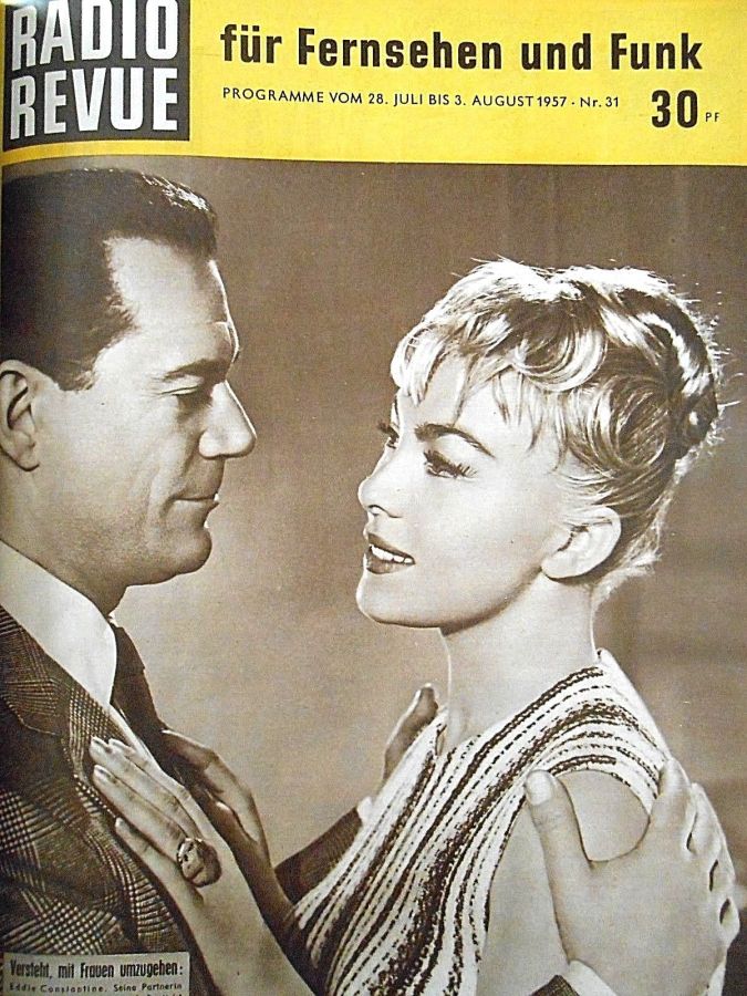 RADIO REVUE magazine side cover Issue 31 3 August 1957