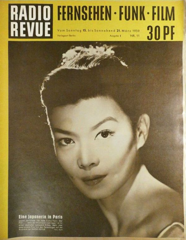 RADIO REVUE magazine side cover Issue 11 15 March 1959