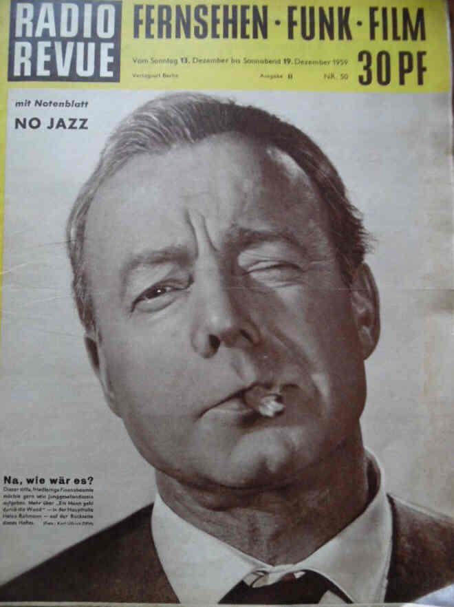 RADIO REVUE magazine side cover Issue 50 13 December 1959