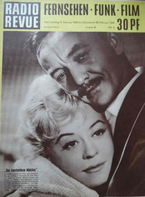 RADIO REVUE magazine side cover Issue 6 7 February 1960