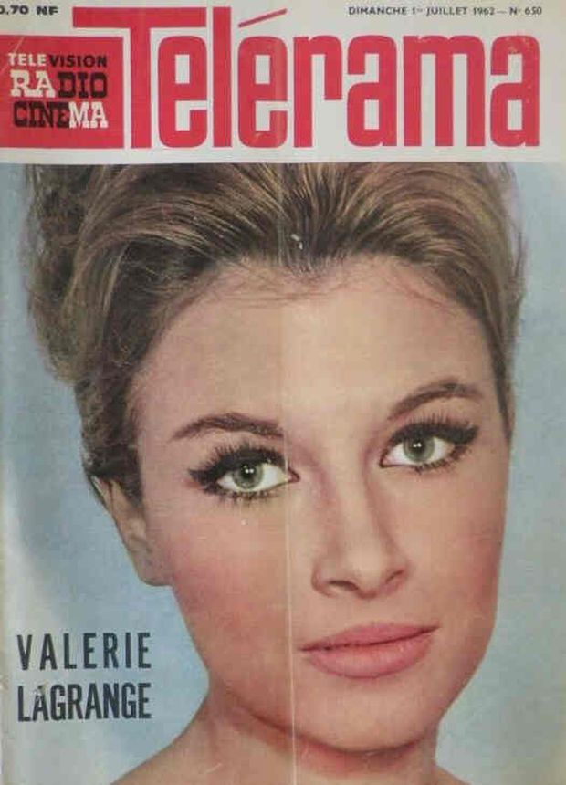 RADIO CINEMA TELEVISION/TELERAMA magazine side cover Issue 650 1 July 1962