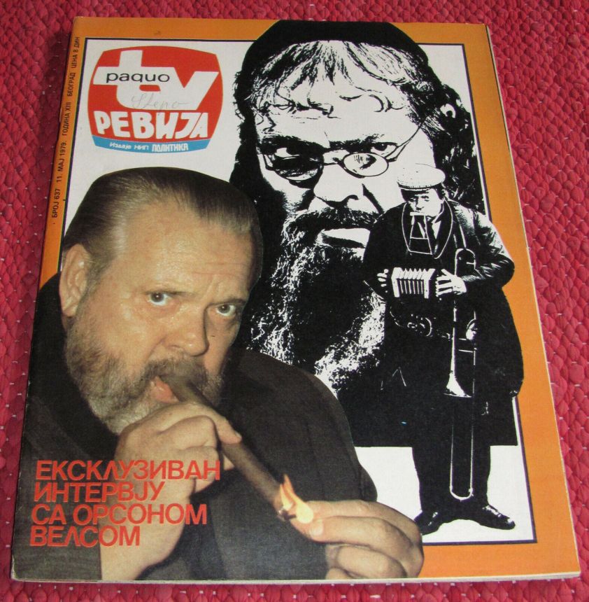 RADIO TV REVIJA magazine side cover  May 1979