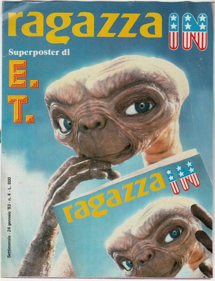 RAGAZZA IN magazine side cover Issue 4 24 January 1983
