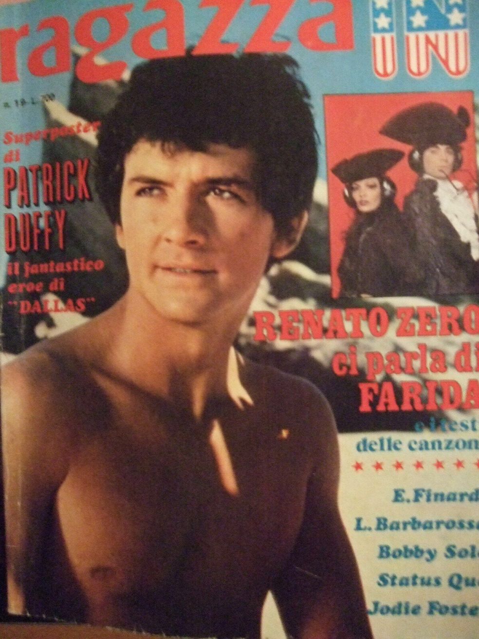 RAGAZZA IN magazine side cover Issue 19   1978