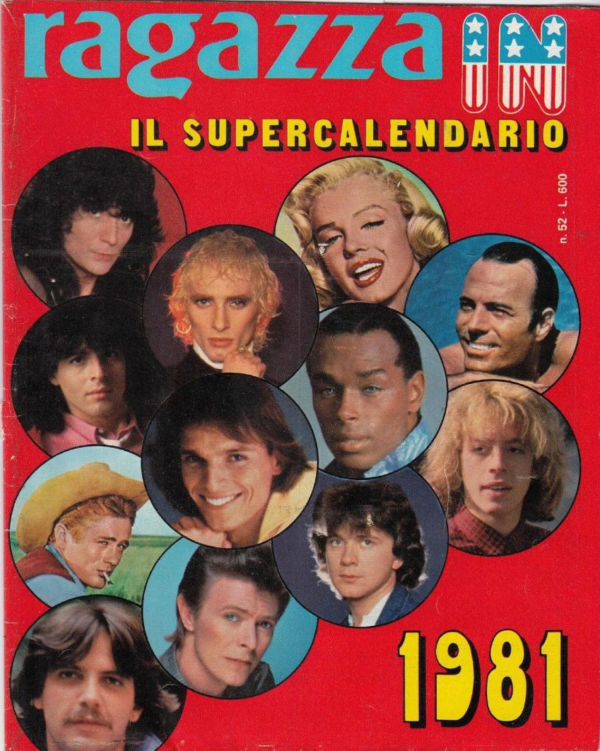RAGAZZA IN magazine side cover Issue 52   1980