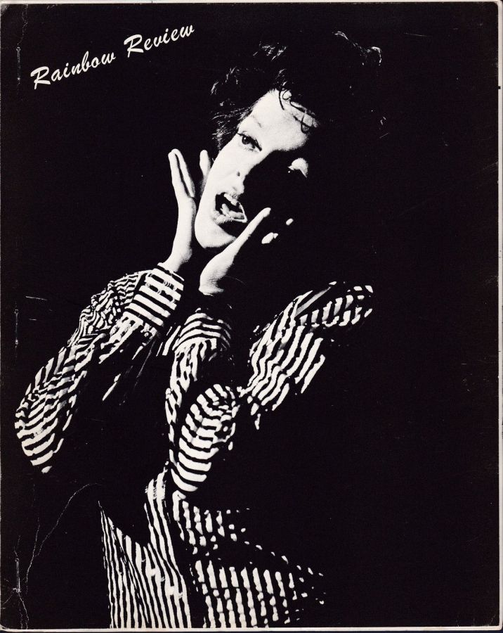 RAINBOW REVIEW magazine side cover Issue 54  February 1988