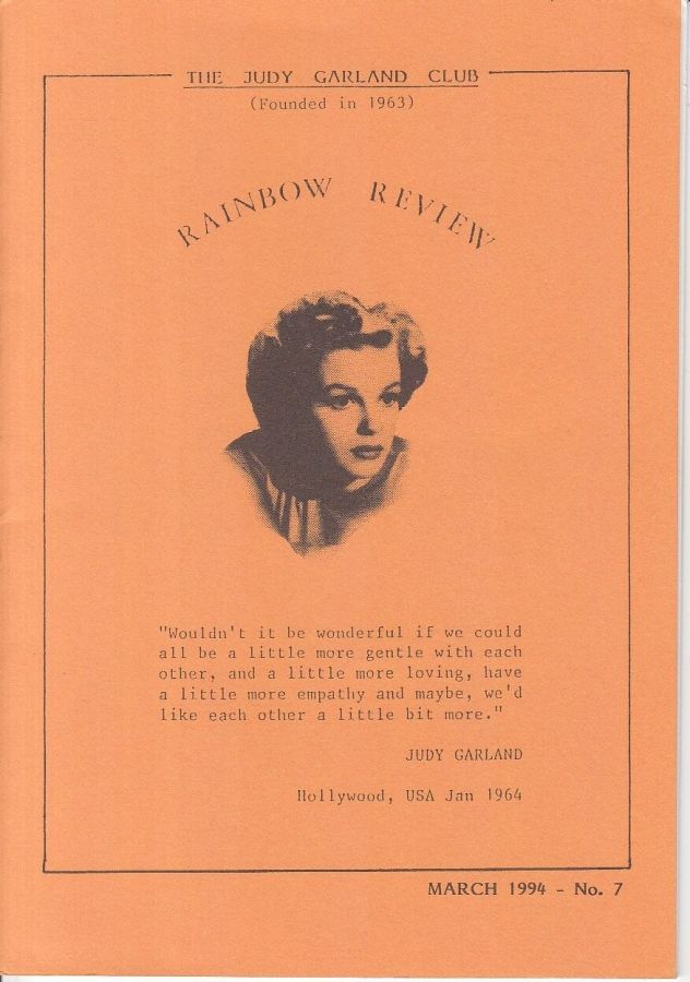 RAINBOW REVIEW magazine side cover Issue 7  March 1994