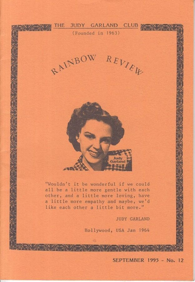 RAINBOW REVIEW magazine side cover Issue 12  September 1995