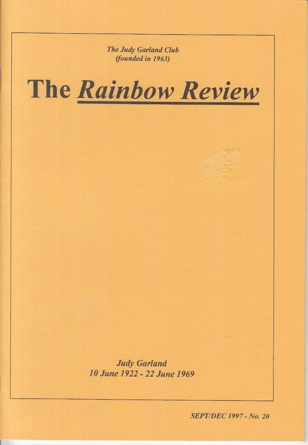 RAINBOW REVIEW magazine side cover Issue 20  September/December 1997