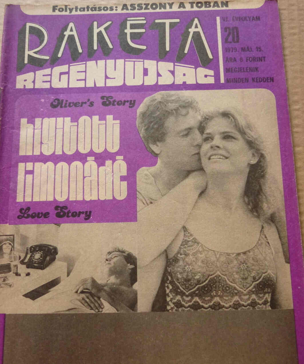 RAKETA REGENYUJSAG magazine side cover Issue 20 15 May 1979