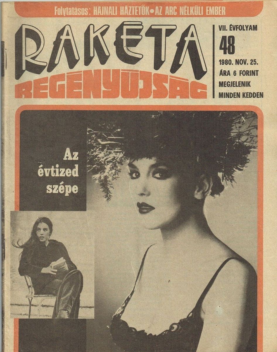 RAKETA REGENYUJSAG magazine side cover Issue 48 25 November 1980