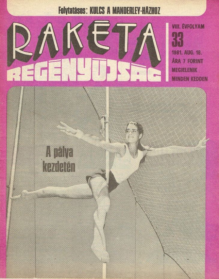 RAKETA REGENYUJSAG magazine side cover Issue 33 18 August 1981
