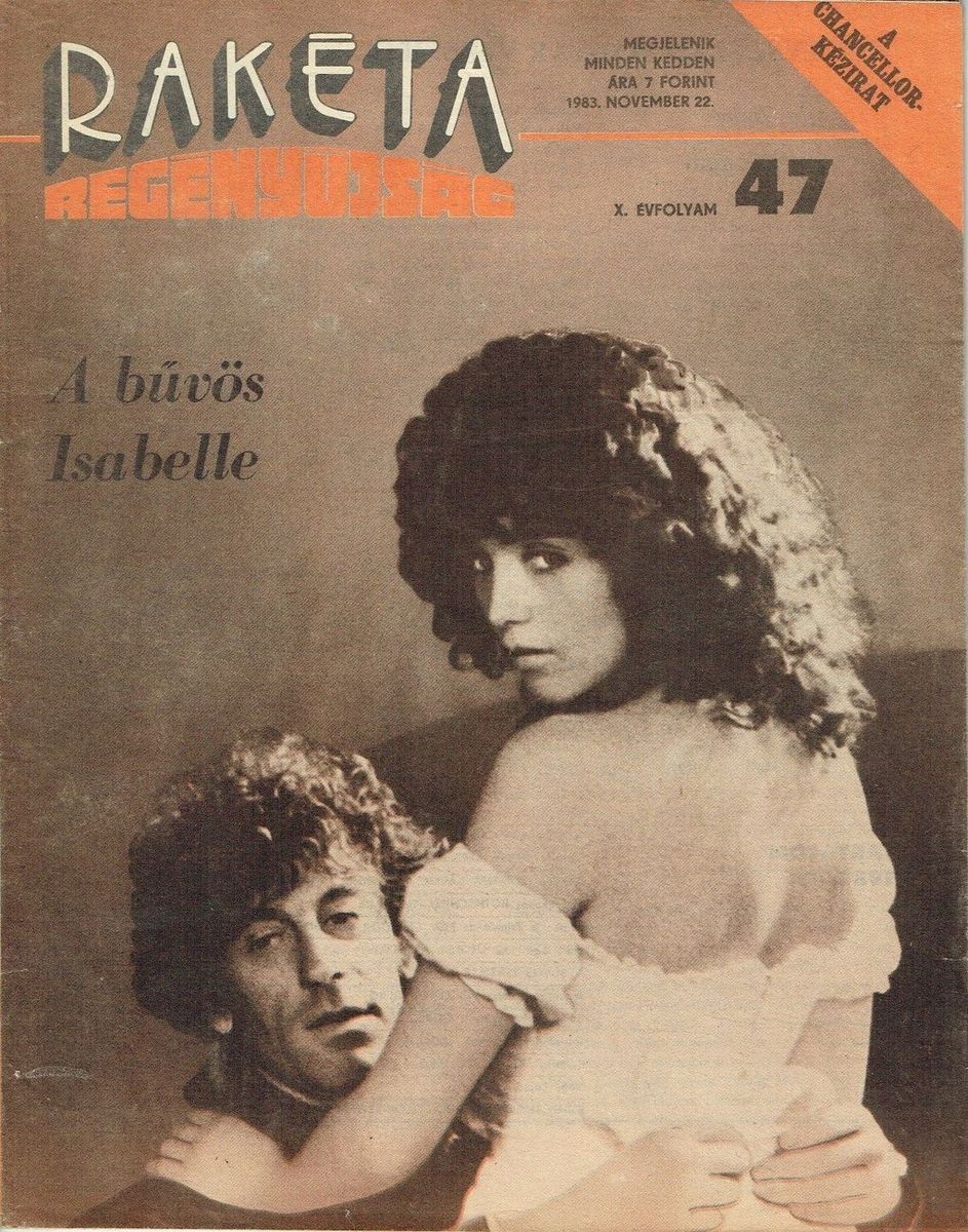 RAKETA REGENYUJSAG magazine side cover Issue 47 22 November 1983