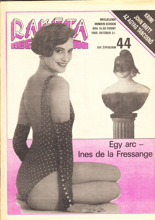 RAKETA REGENYUJSAG magazine side cover Issue 44 31 October 1989