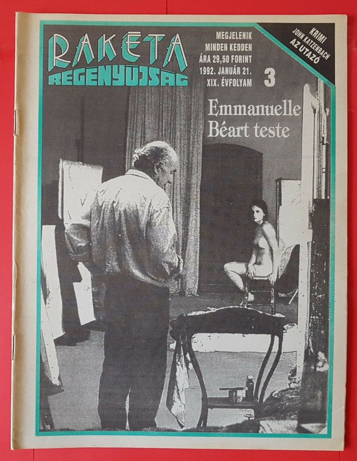 RAKETA REGENYUJSAG magazine side cover Issue 3 21 January 1992