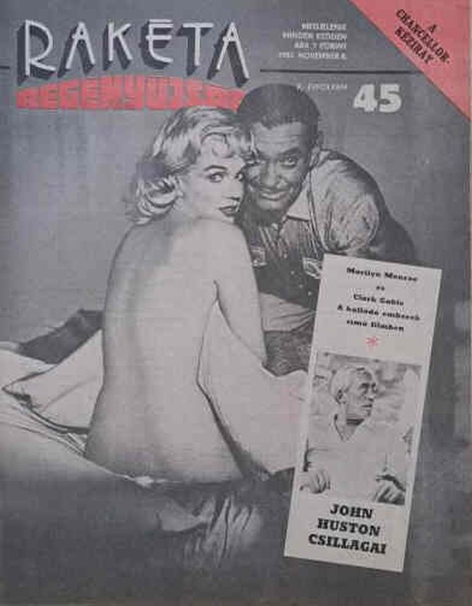 RAKETA REGENYUJSAG magazine side cover Issue 45 8 November 1983