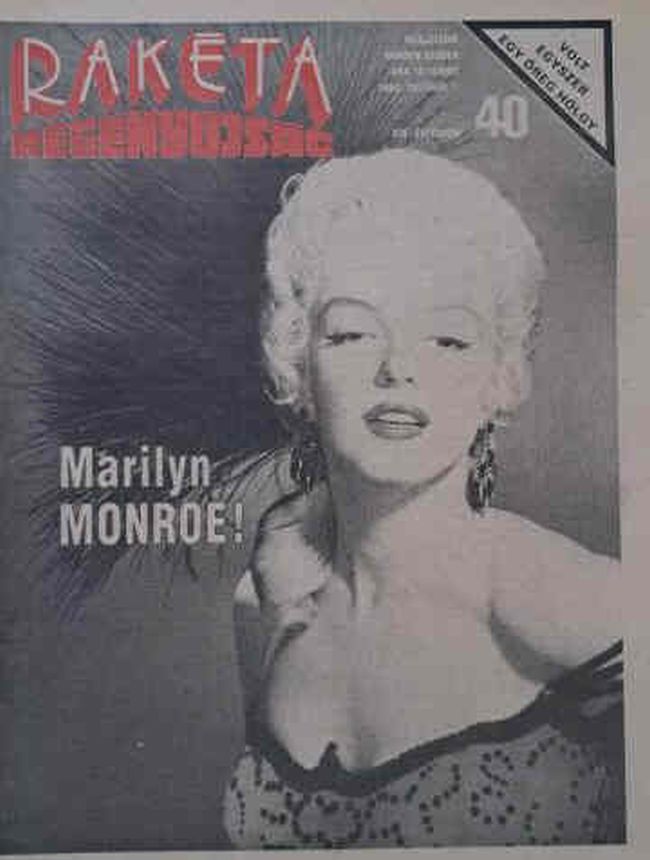 RAKETA REGENYUJSAG magazine side cover Issue 40 7 October 1986