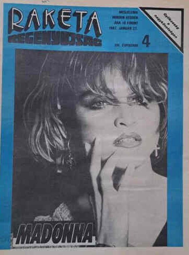 RAKETA REGENYUJSAG magazine side cover Issue 4 27 January 1987