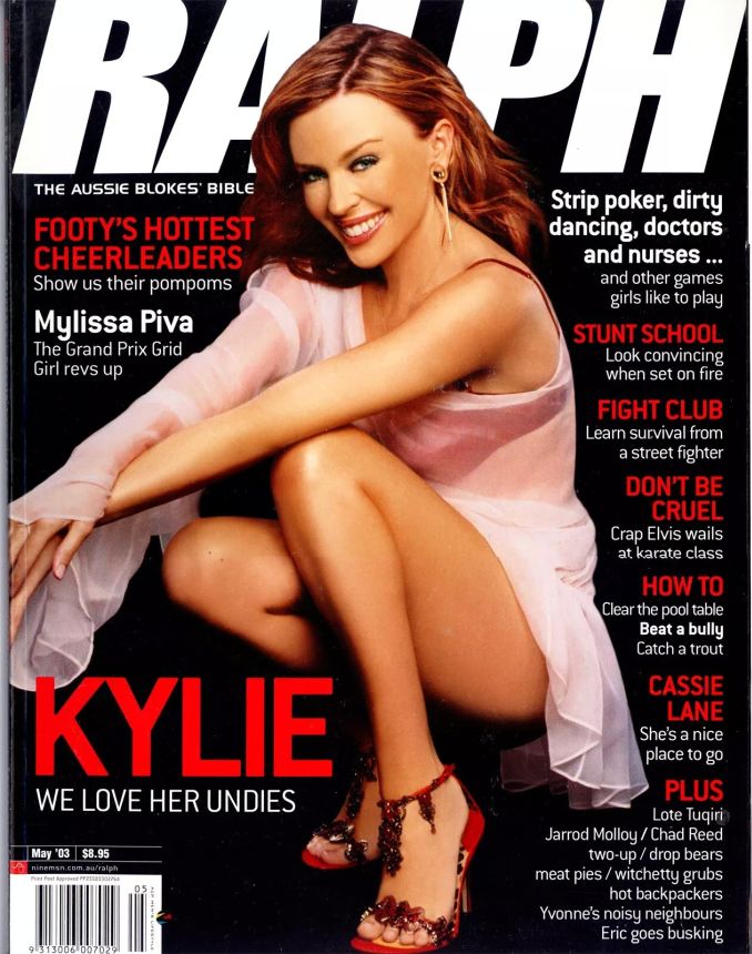 RALPH magazine side cover  May 2003