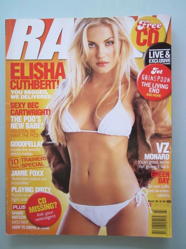 RALPH magazine side cover  March 2005