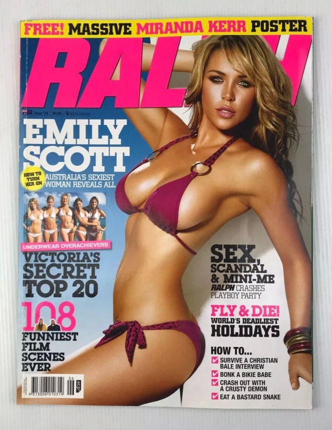 RALPH magazine side cover  June 2009