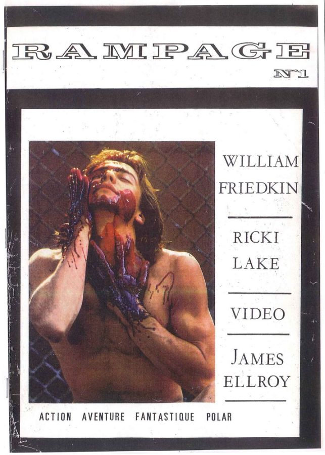 RAMPAGE magazine side cover Issue 1   1990