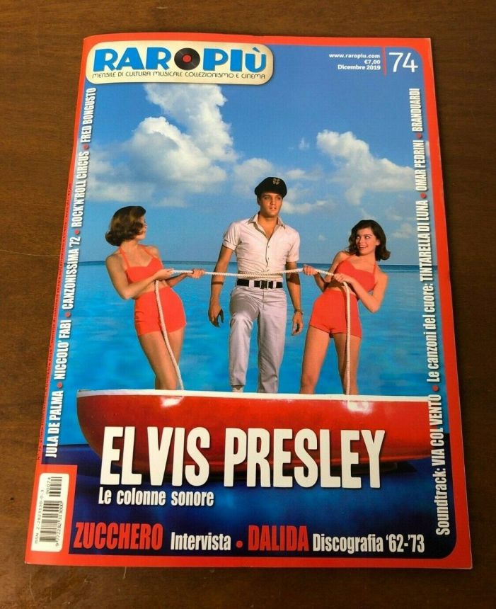 RAROPIU magazine side cover Issue 74  December 2019
