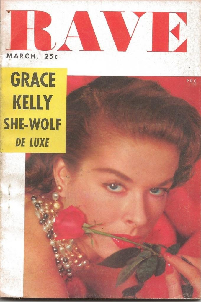 RAVE magazine side cover Issue 10  Vol 1 No 10 March 1955