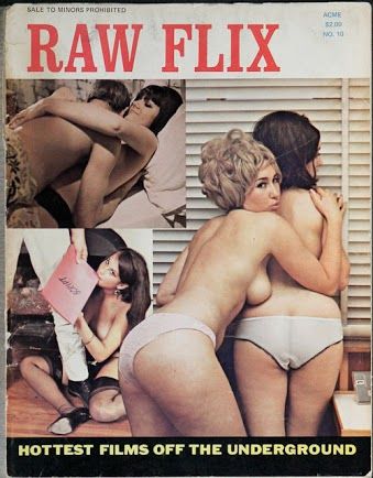 RAW FLIX magazine side cover Issue 10 Fall 1971
