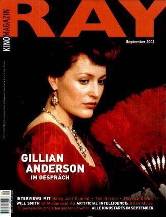 RAY magazine side cover September 2001