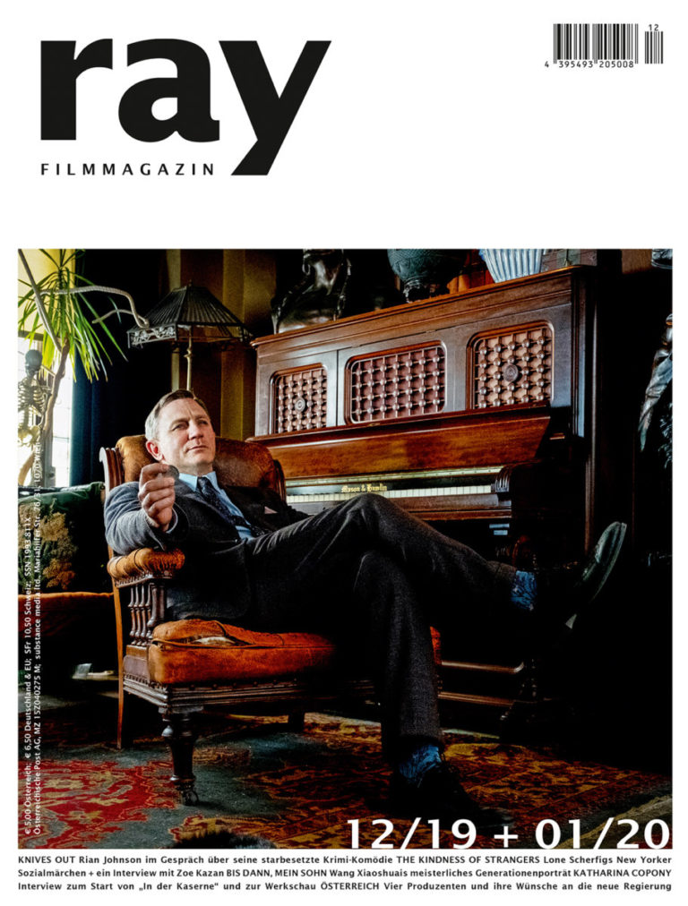 RAY magazine side cover  December 2019/ January 2020 