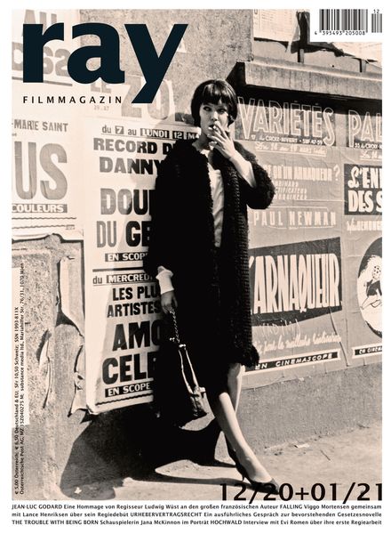 RAY magazine side cover  December 2020/ January 2021 