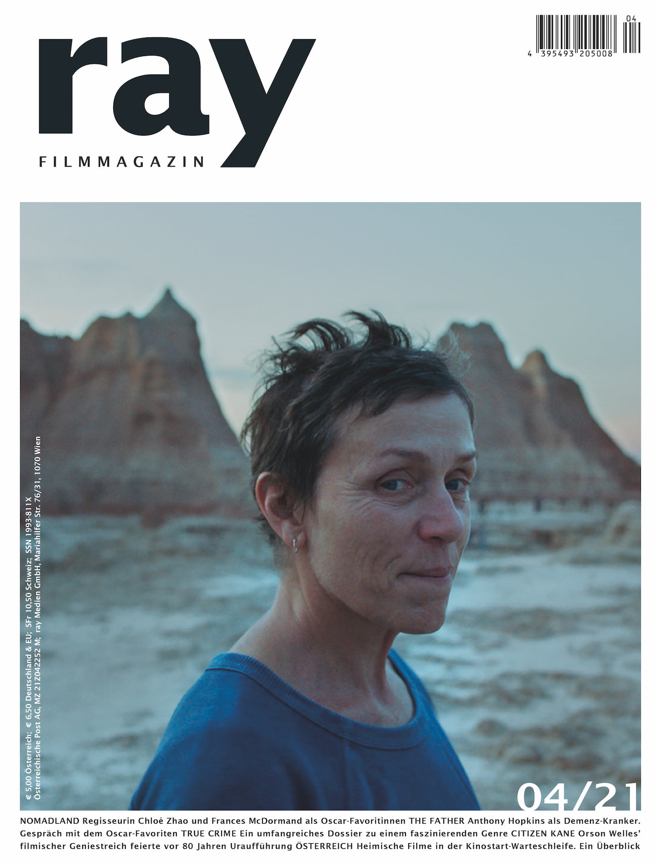 RAY magazine side cover  April 2021