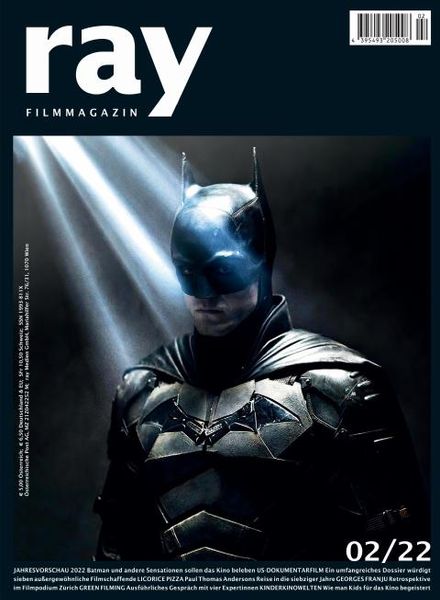 RAY magazine side cover Issue 2  February 2022