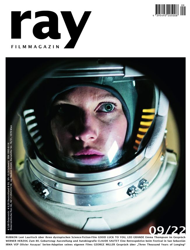 RAY magazine side cover  September 2022
